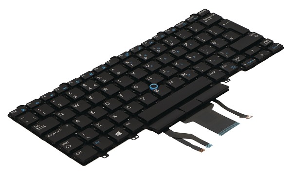 Latitude 14 5480 Qwerty-Tastatur mit Hintergrundbeleuchtung (GB)