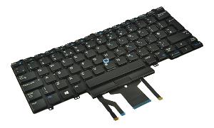 K9V28-R Tastatur mit Hintergrundbeleuchtung und DualPoint (GB)